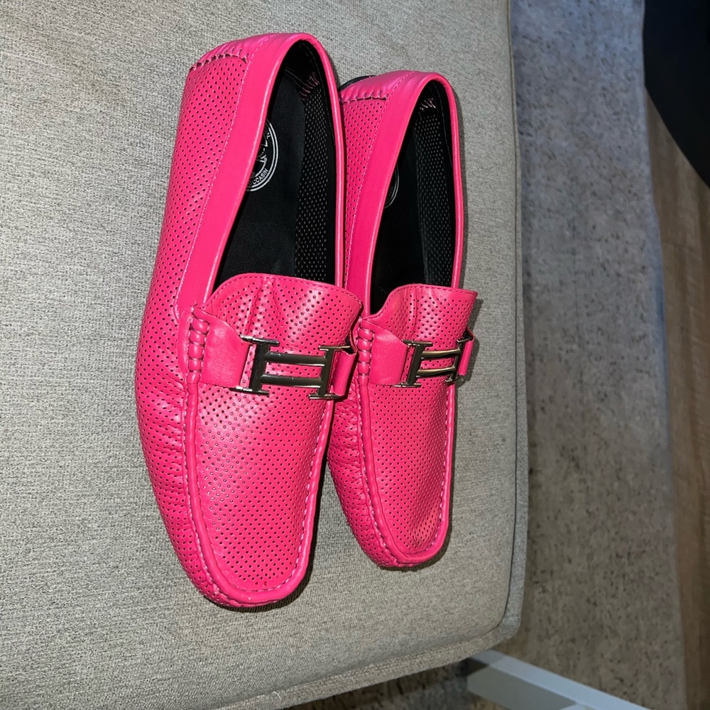 COPY - Pink and black Loafers
